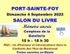 Ouvrir l'image : Salon du livre Port-Sainte-Foy le 4 septembre 2022 [Salonlivre.jpg]
